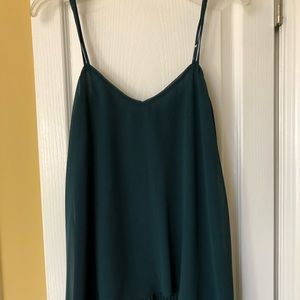 Whitehouse Black Market Cami with pleated bottom